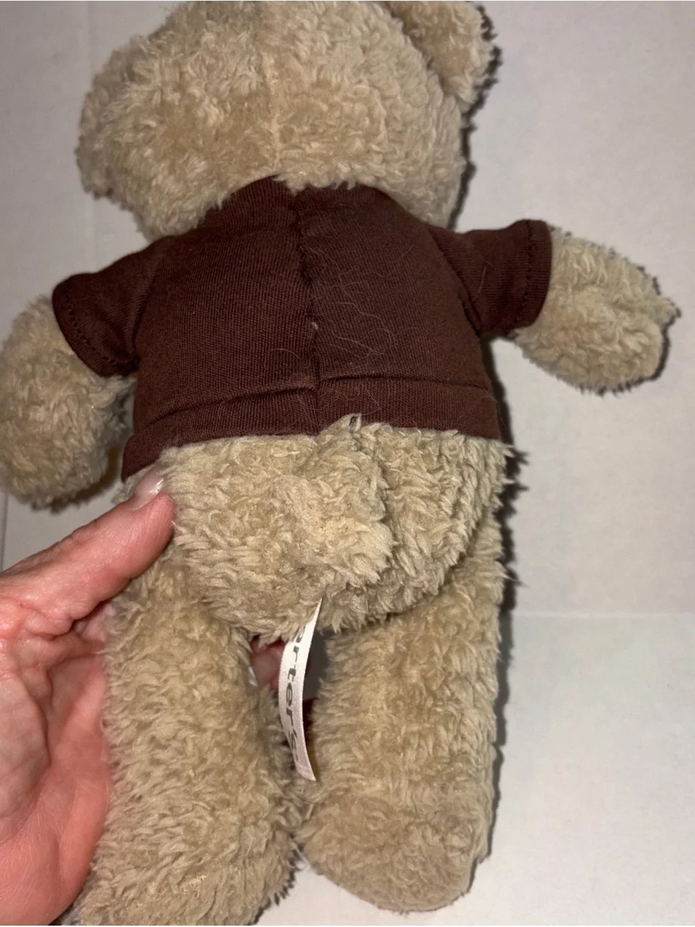 Carter's Beige Plush Bear with Brown Shirt “My first Bear”brand new with tags